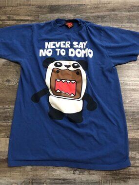 Vtg Vintage Never Say No to Domo Medium Panda Tee T Shirt